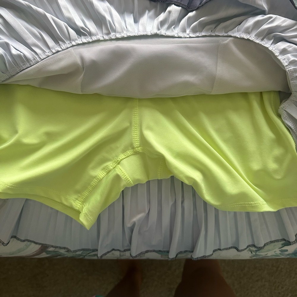 Lucky in Love Yellow and Blue Ombre Skirt - Picture 6 of 6